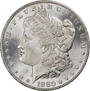 image for: 1880-CC GSA Morgan Silver Dollar. MS-64 (NGC).