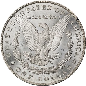 image for: 1880-CC GSA Morgan Silver Dollar. MS-64 (NGC).