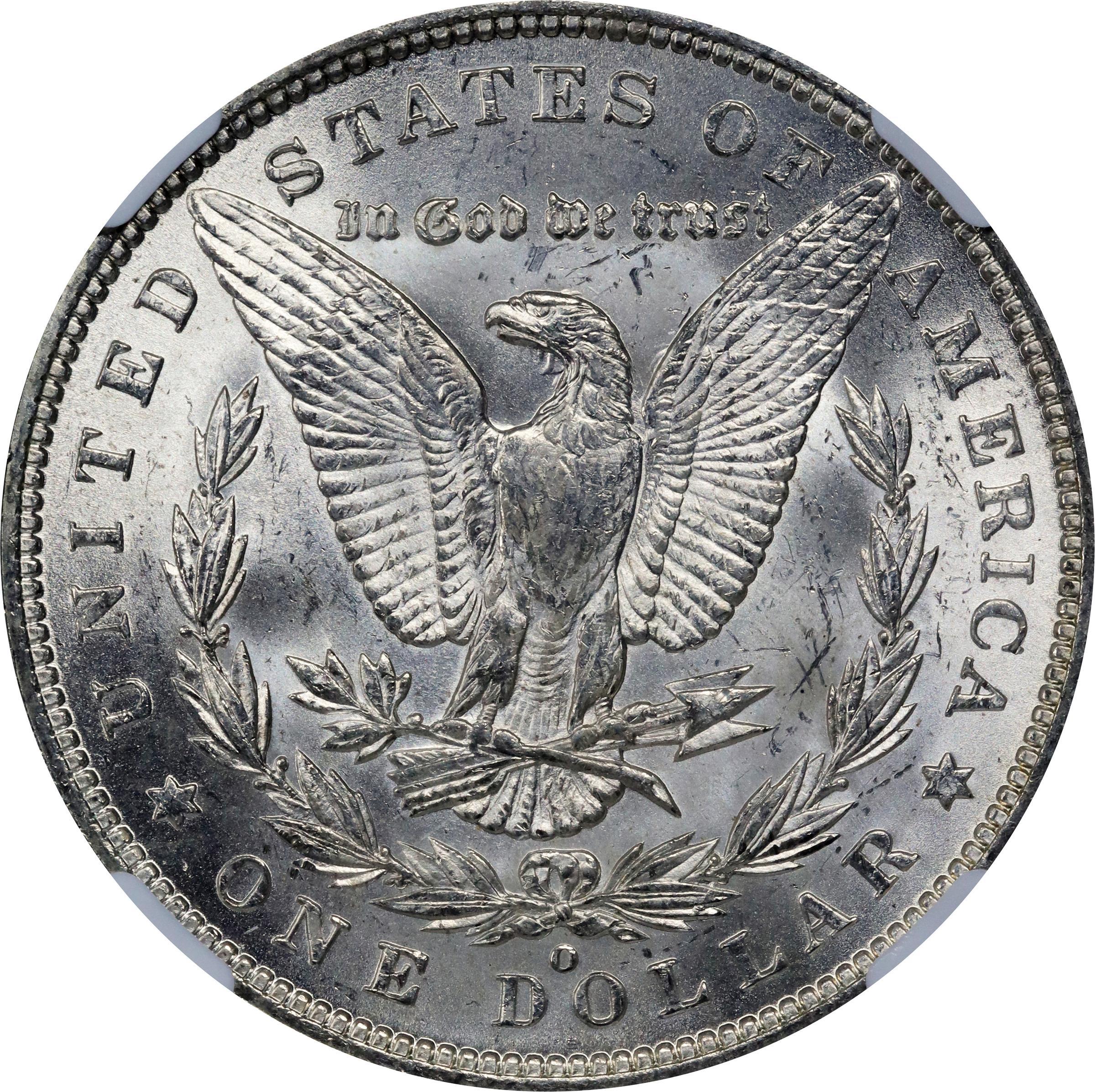 image for: 1888-O Morgan Silver Dollar. VAM-1B. Early Die State. MS-63 (NGC).
