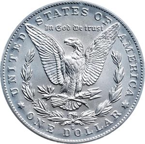 image for: 2021 Silver Dollar Anniversary Coin. Morgan. O Privy Mark. First Day of Issue. MS-70 (PCGS).