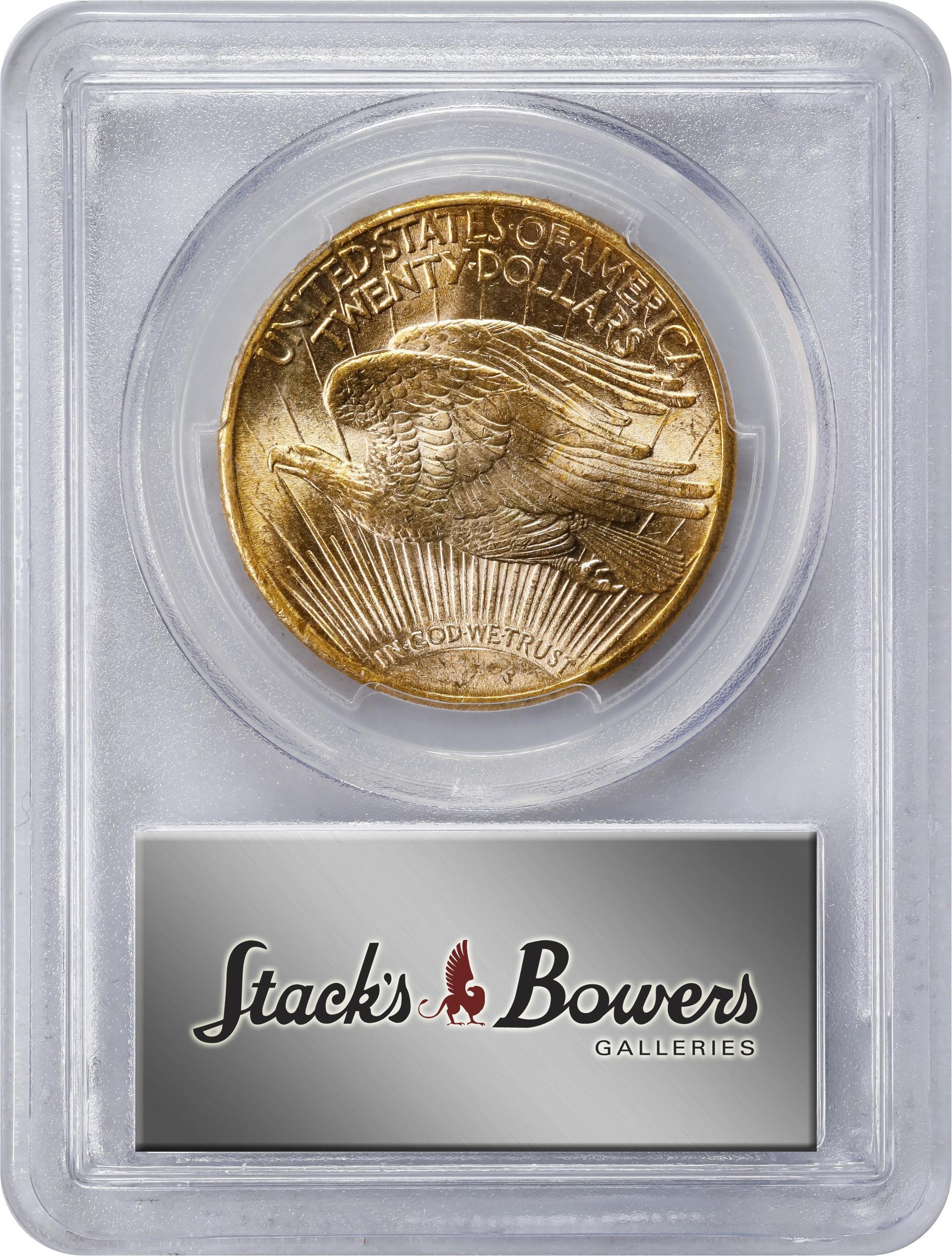 image for: 1909-S/S Saint-Gaudens Double Eagle. FS-501. MS-64 (PCGS).