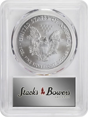 image for: 2020-(P) Silver Eagle. Emergency Issue. First Day of Issue. MS-69 (PCGS).