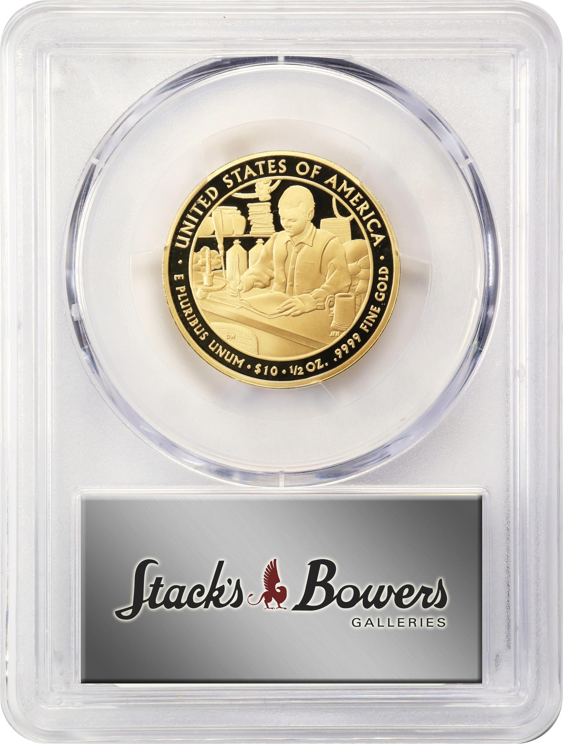 image for: 2010-W First Spouse Gold Bullion Coin. Buchanan's Liberty. Proof-70 Deep Cameo (PCGS).