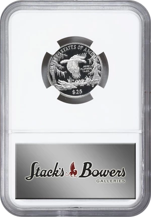 image for: 1999-W Quarter-Ounce Platinum Eagle. Proof-70 Ultra Cameo (NGC). Mike Castle Signature.