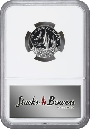 image for: 2001-W Quarter-Ounce Platinum Eagle. Proof-70 Ultra Cameo (NGC). Mike Castle Signature.
