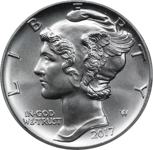 image for: 2017 Palladium Eagle. First Day of Issue. MS-70 (NGC).