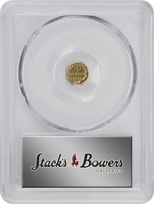image for: 1866-G Octagonal 25 Cents. BG-740. Rarity-6-. Liberty Head. Unc Details--Scratch (PCGS).