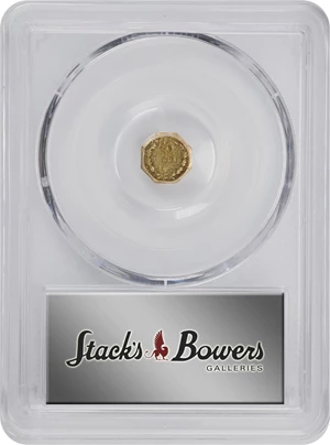 image for: 1868-G Octagonal 25 Cents. BG-747. Rarity-5+. Liberty Head. Unc Details--Scratch (PCGS).