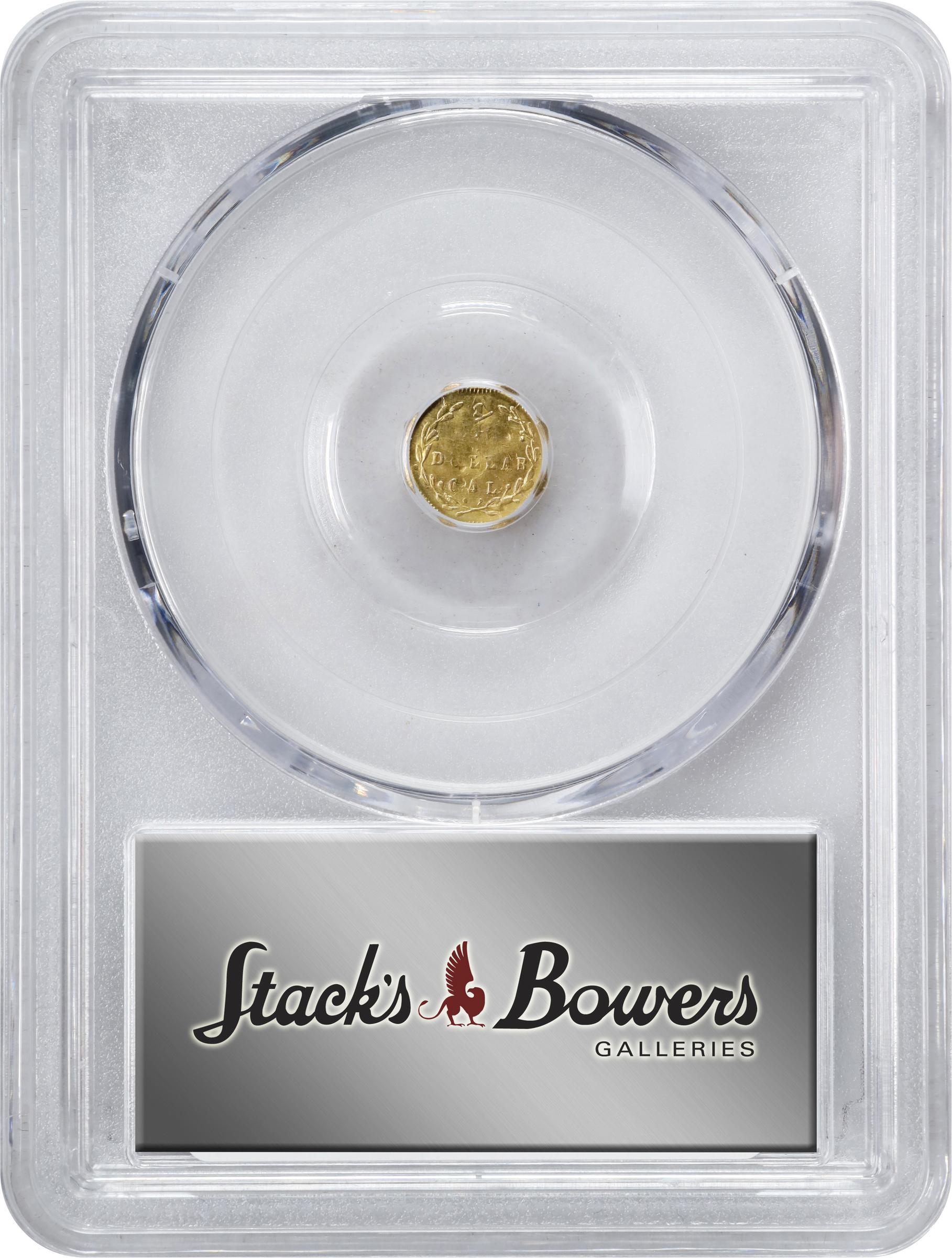 image for: 1871-G Octagonal 25 Cents. BG-764. Rarity-6-. Liberty Head. Unc Details--Damage (PCGS).