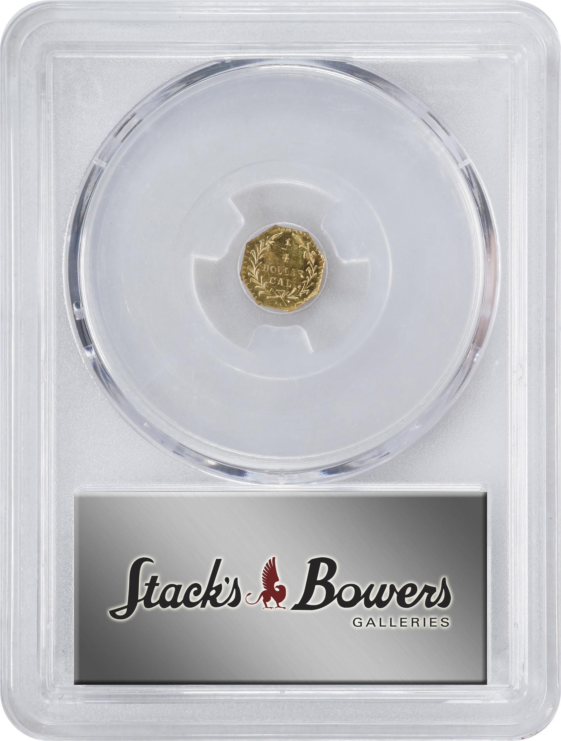 image for: 1880 Octagonal 25 Cents. BG-799Y. Rarity-4+. Indian Head. MS-64 (PCGS).