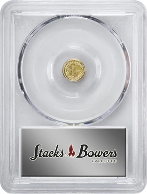 image for: 1852 Round 25 Cents. BG-891. Rarity-5-. Indian Head. MS-63 (PCGS).