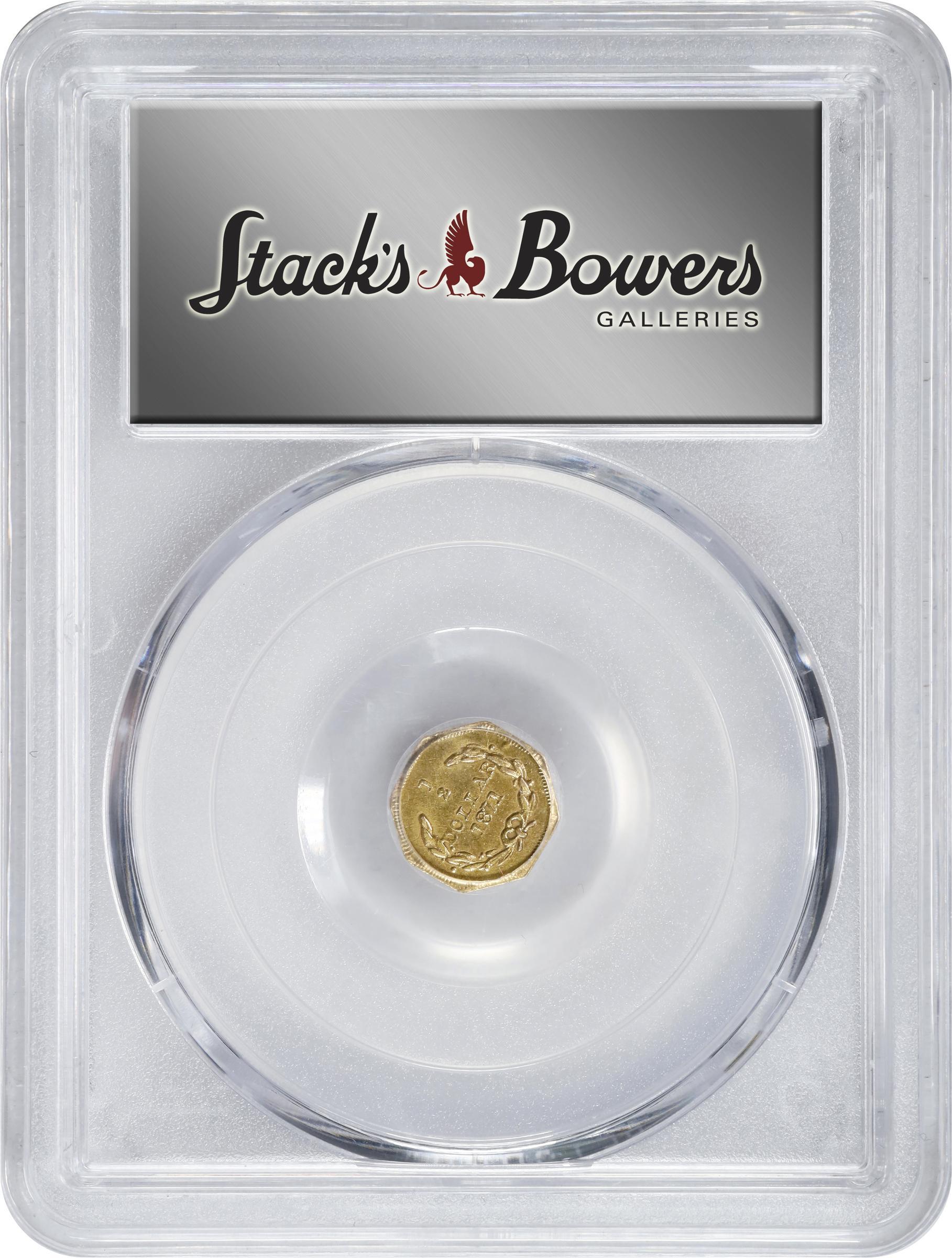 image for: 1871 Octagonal 50 Cents. BG-910. Rarity-5+. Liberty Head. Unc Details--Altered Surfaces (PCGS).