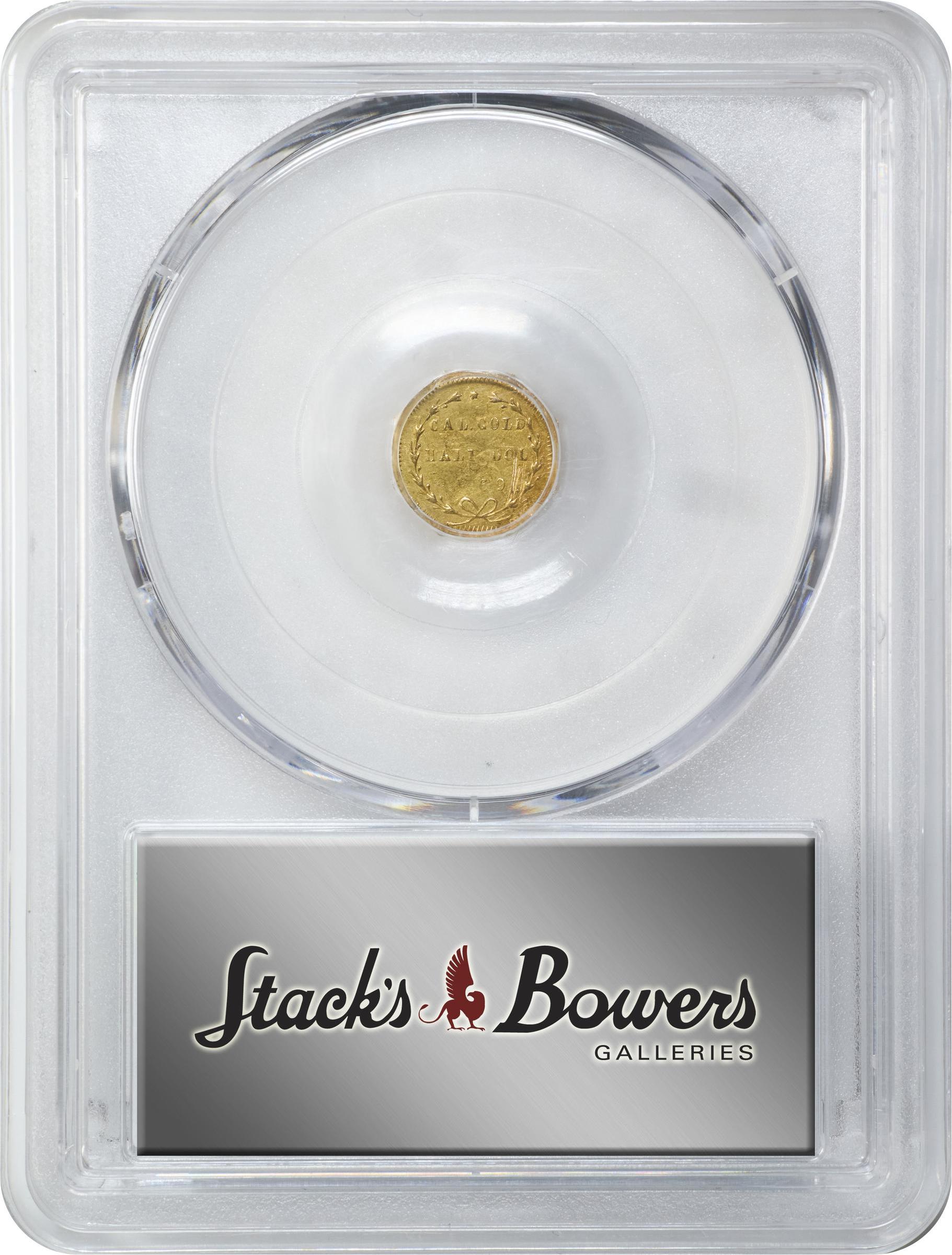 image for: 1869 Octagonal 50 Cents. BG-919. Rarity-4. Liberty Head. AU Details--Scratch (PCGS).