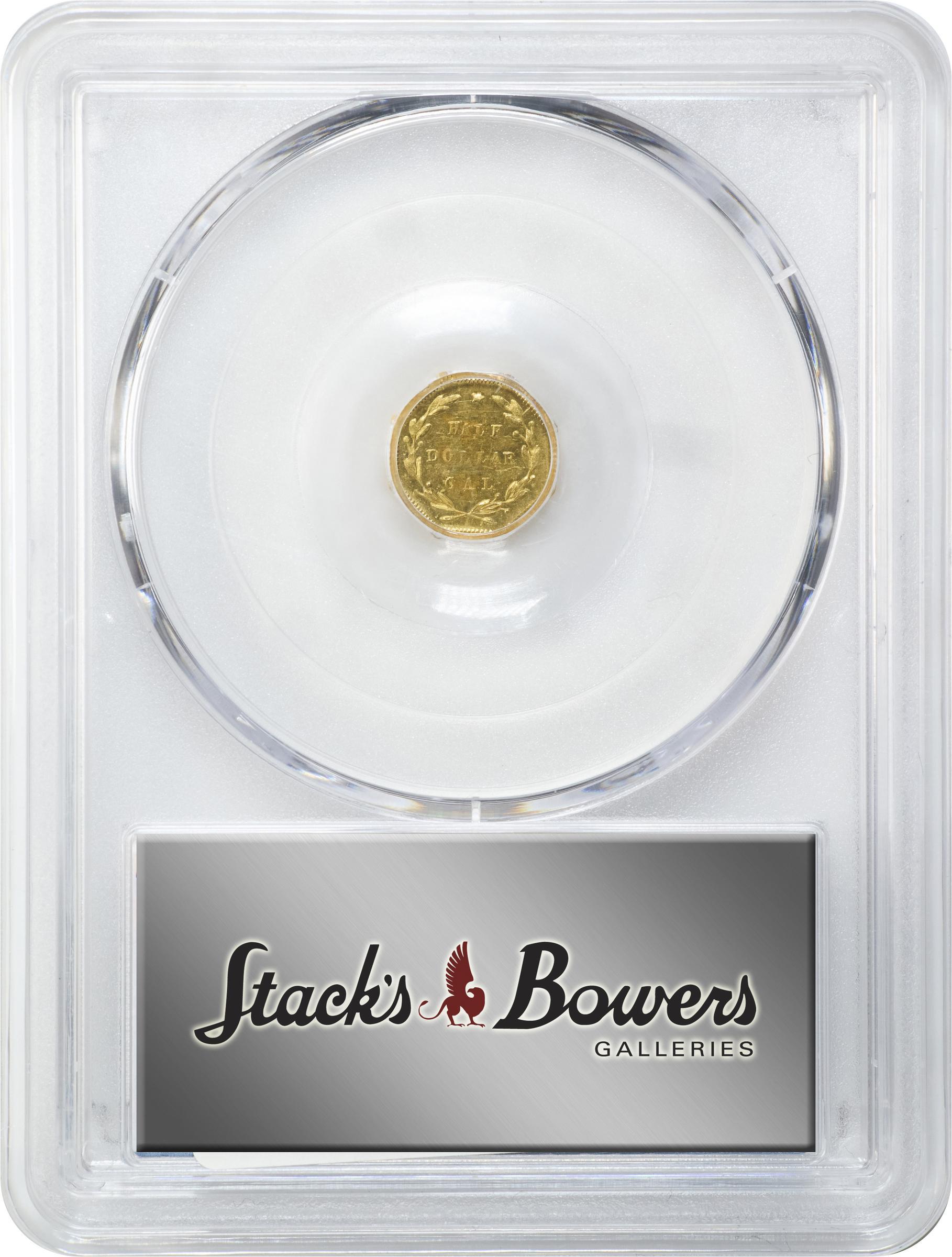 image for: 1871 Octagonal 50 Cents. BG-923. Rarity-5. Liberty Head. MS-63 (PCGS).