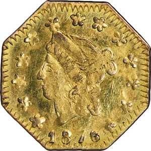 image for: 1876 Octagonal 50 Cents. BG-932. Rarity-5+. Liberty Head. AU-58 (PCGS).