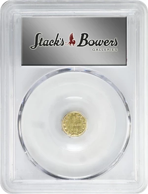 image for: 1875 Octagonal 50 Cents. BG-933. Rarity-5. Liberty Head. AU Details--Planchet Flaw (PCGS).
