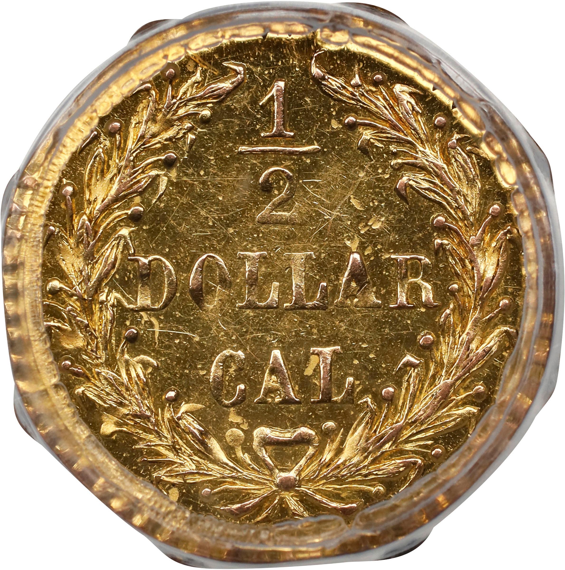 image for: 1876 Octagonal 50 Cents. BG-949. Rarity-4. Indian Head. Small Date. MS-63 (PCGS).