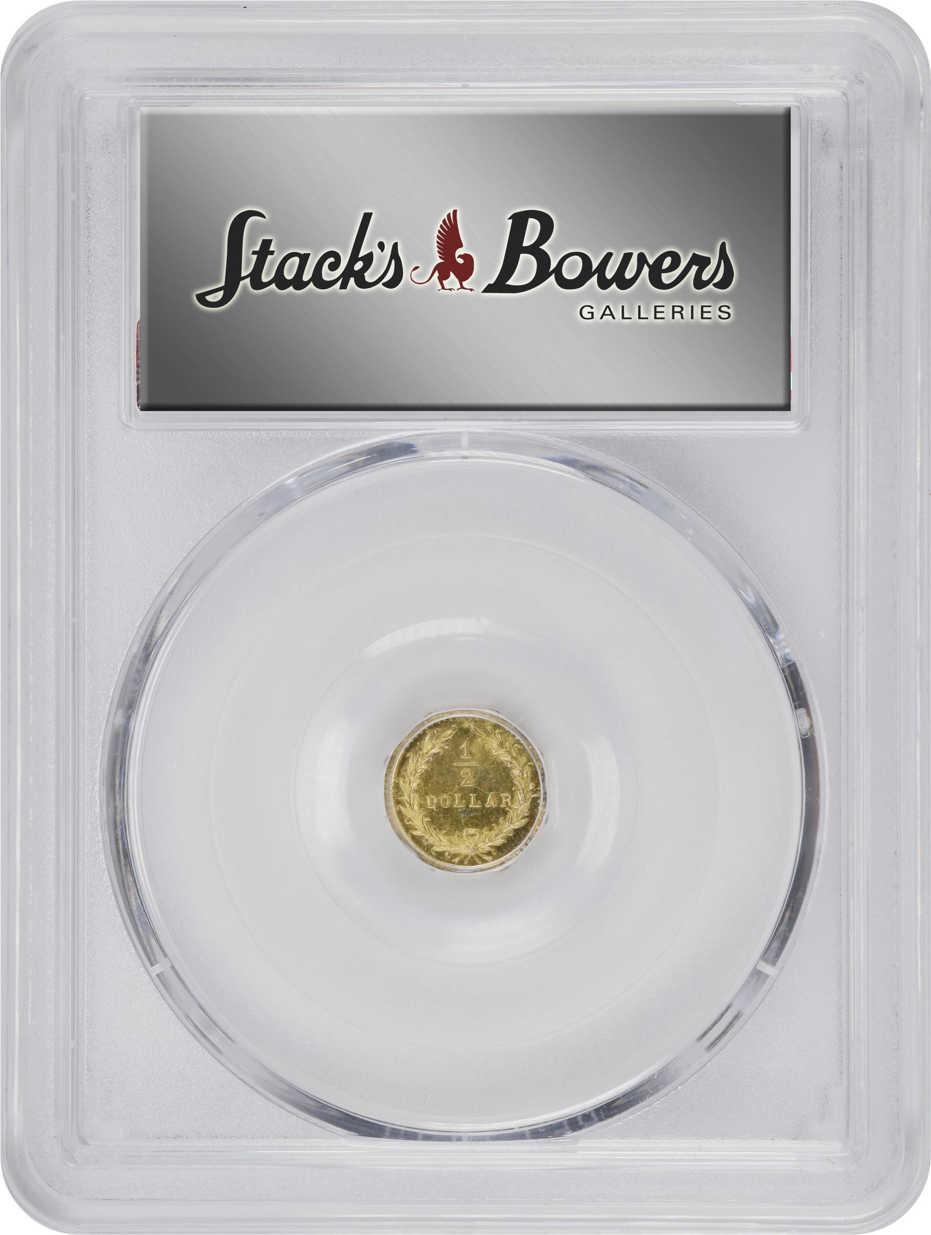 image for: 1880 Octagonal 50 Cents. BG-954. Rarity-4-. Indian Head. MS-63 (PCGS).