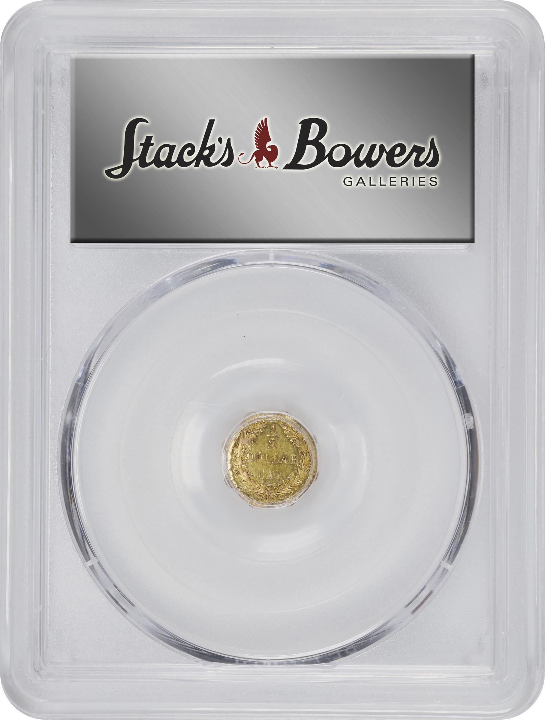 image for: 1881 Octagonal 50 Cents. BG-957. Rarity-6-. Indian Head. Unc Details--Bent (PCGS).