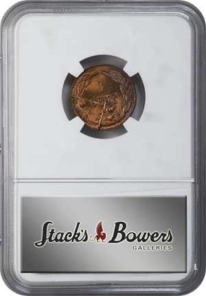 image for: "1861" (1961) Confederate Cent. Bashlow Restrike. Breen-8013. Bronze. MS-65 RB (NGC).
