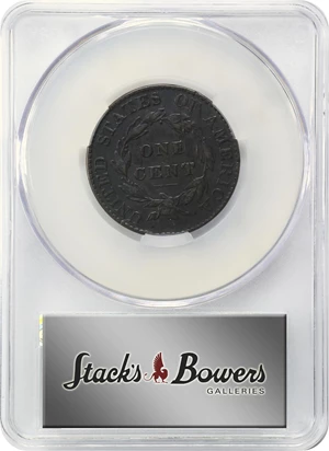 image for: 1824 Matron Head Cent. N-4. Rarity-2. VF Details--Scratched (CACG).