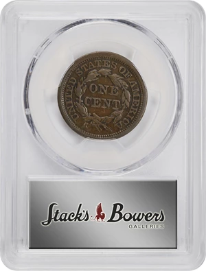 image for: 1846 Braided Hair Cent. N-13. Rarity-3. Tall Date. VF-30 (PCGS).