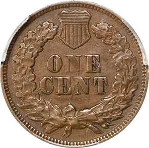 image for: 1869/69 Indian Cent. Snow-4, FS-303. Repunched Date. EF-40 (PCGS).