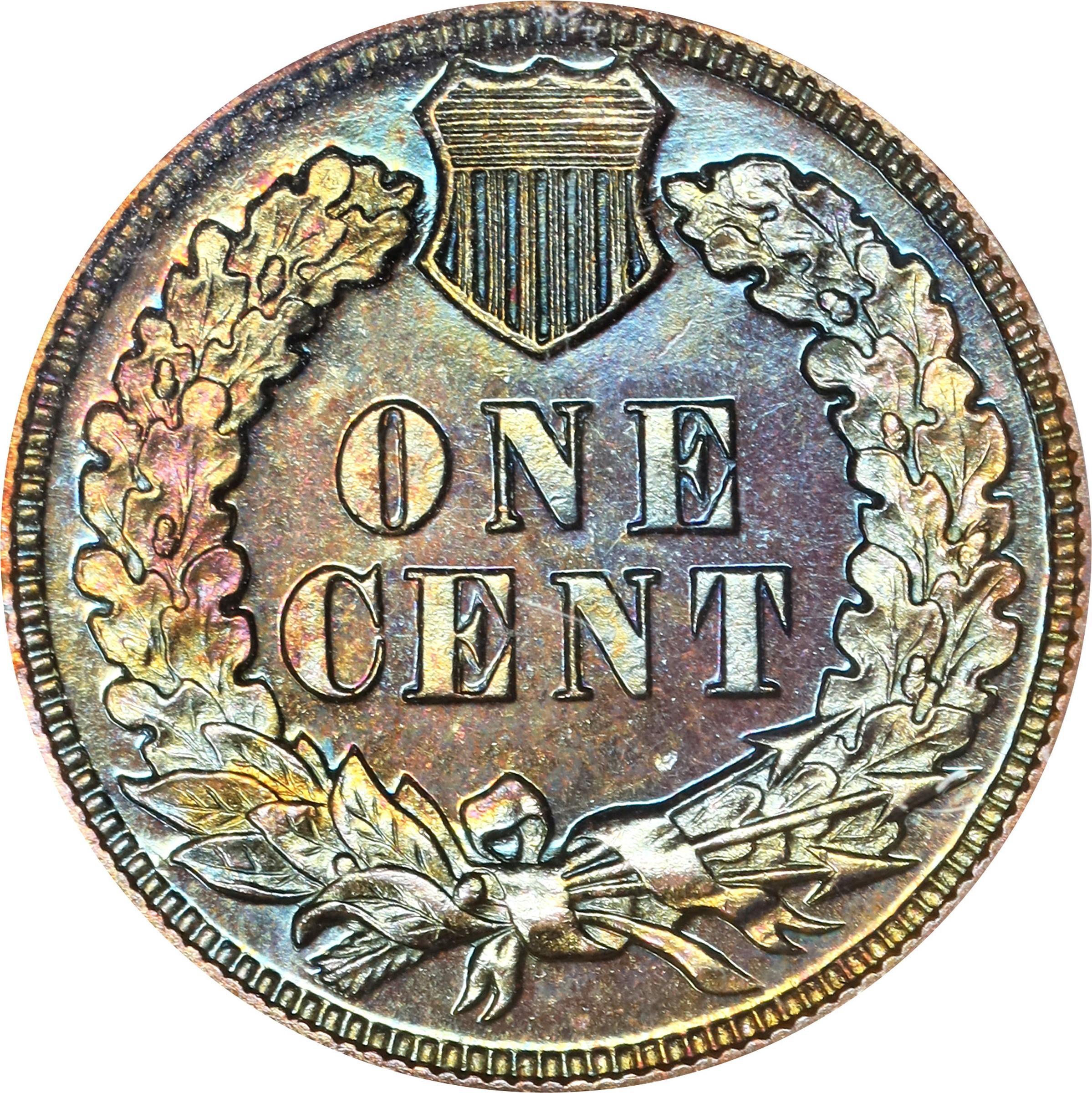 image for: 1891 Indian Cent. Proof-65 BN (NGC).