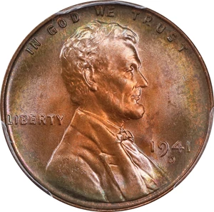 image for: 1941-D Lincoln Cent. MS-66+ RB (PCGS). CAC.