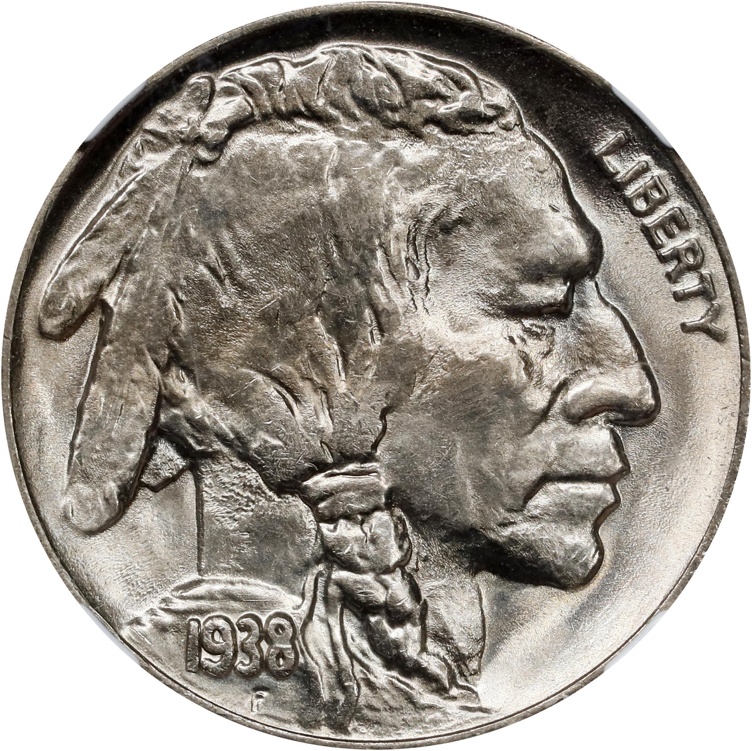 image for: 1938-D/S Buffalo Nickel. FS-511, OMM-1. MS-66 (NGC).