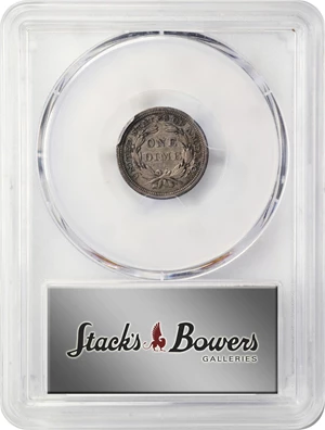 image for: 1854-O Liberty Seated Dime. Arrows. Fortin-103. Rarity-5. Large O. EF-40 (PCGS). CAC.