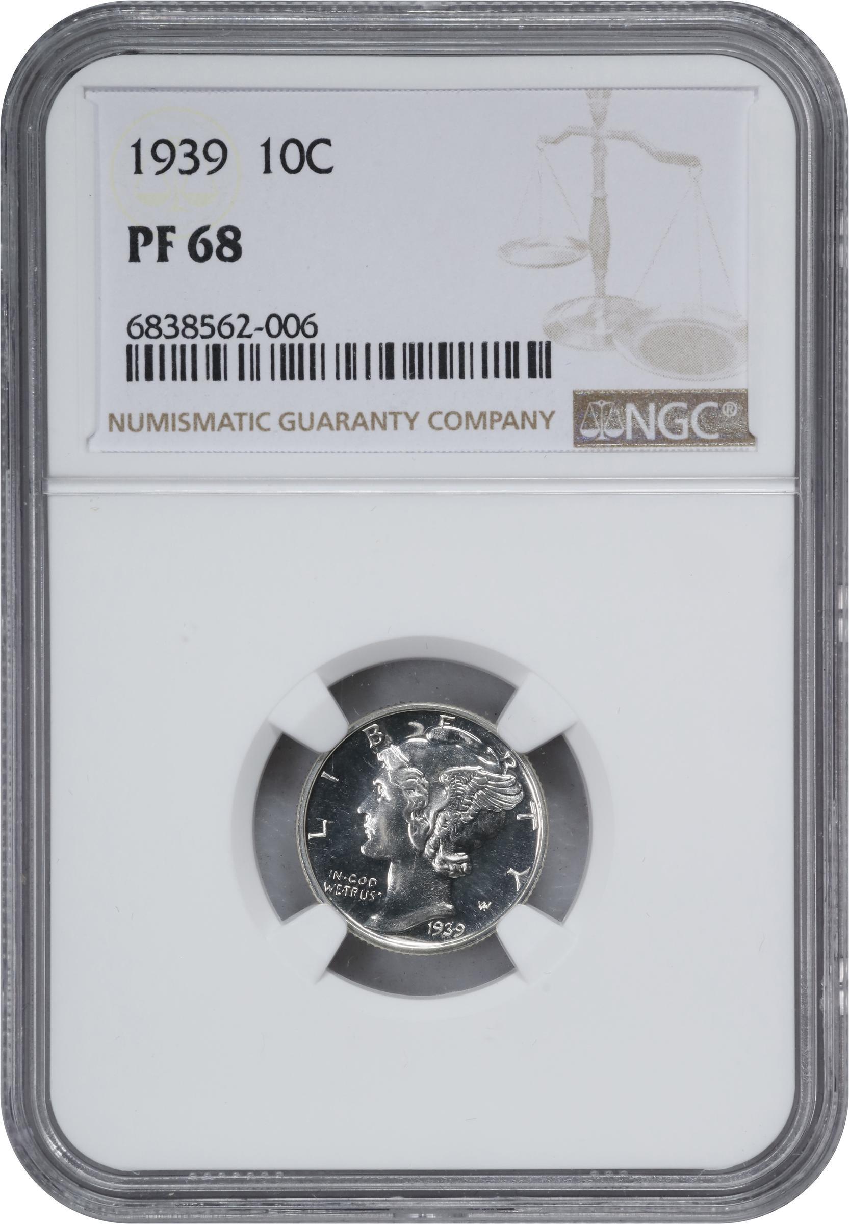 1939 10c PR68 thumbnail 7