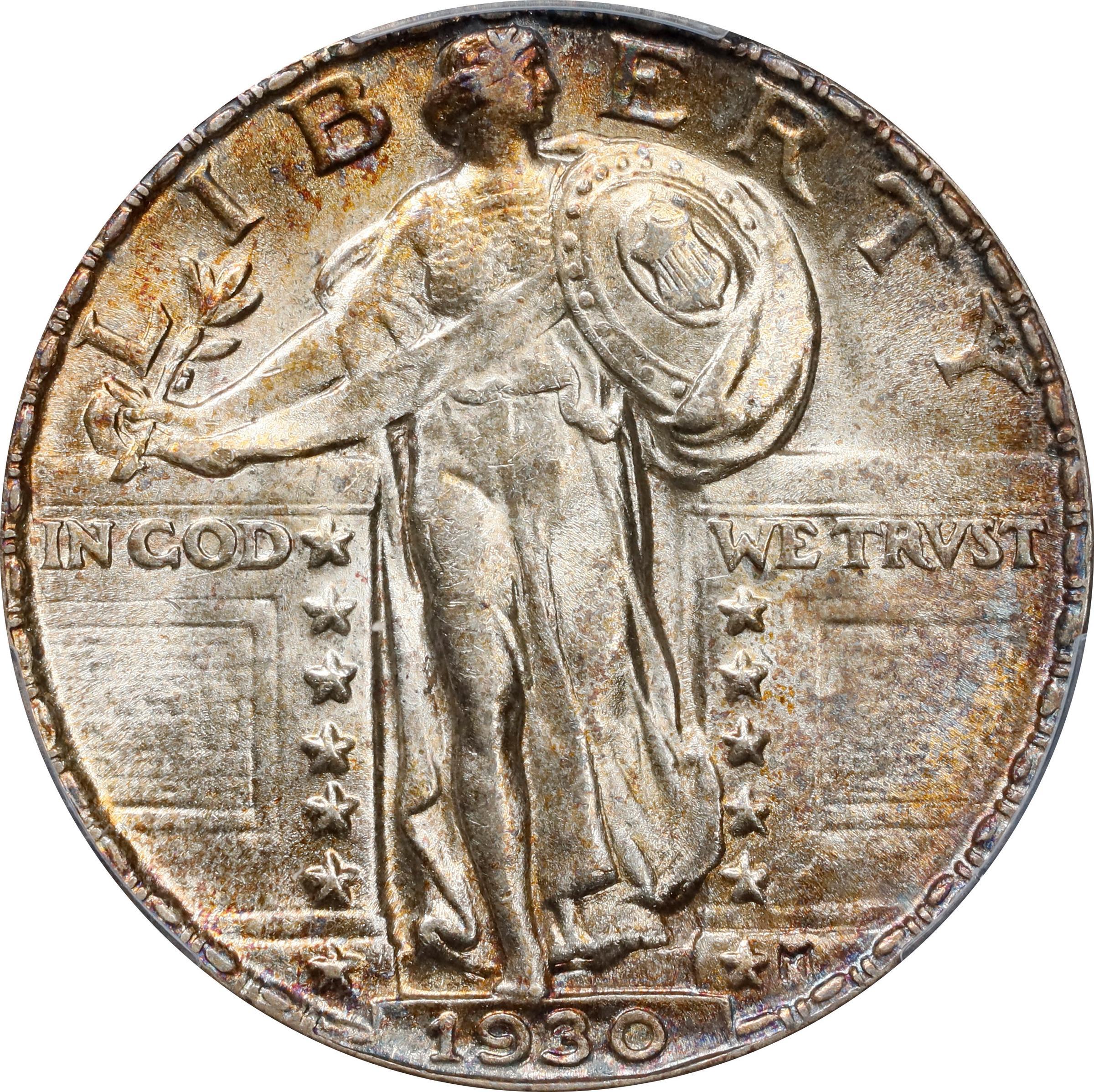 1930 Standing Liberty Quarter. Unc Details--Questionable Color (PCGS).