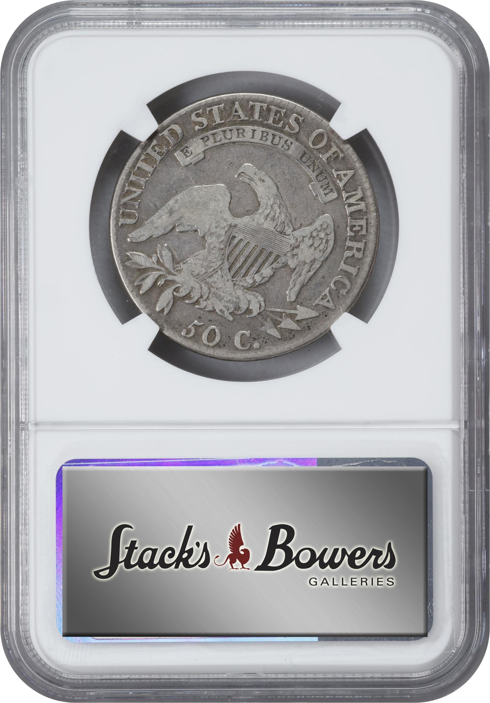 image for: 1818 Capped Bust Half Dollar. O-108. Rarity-2. Inverted Edge Lettering. Fine-12 (NGC).
