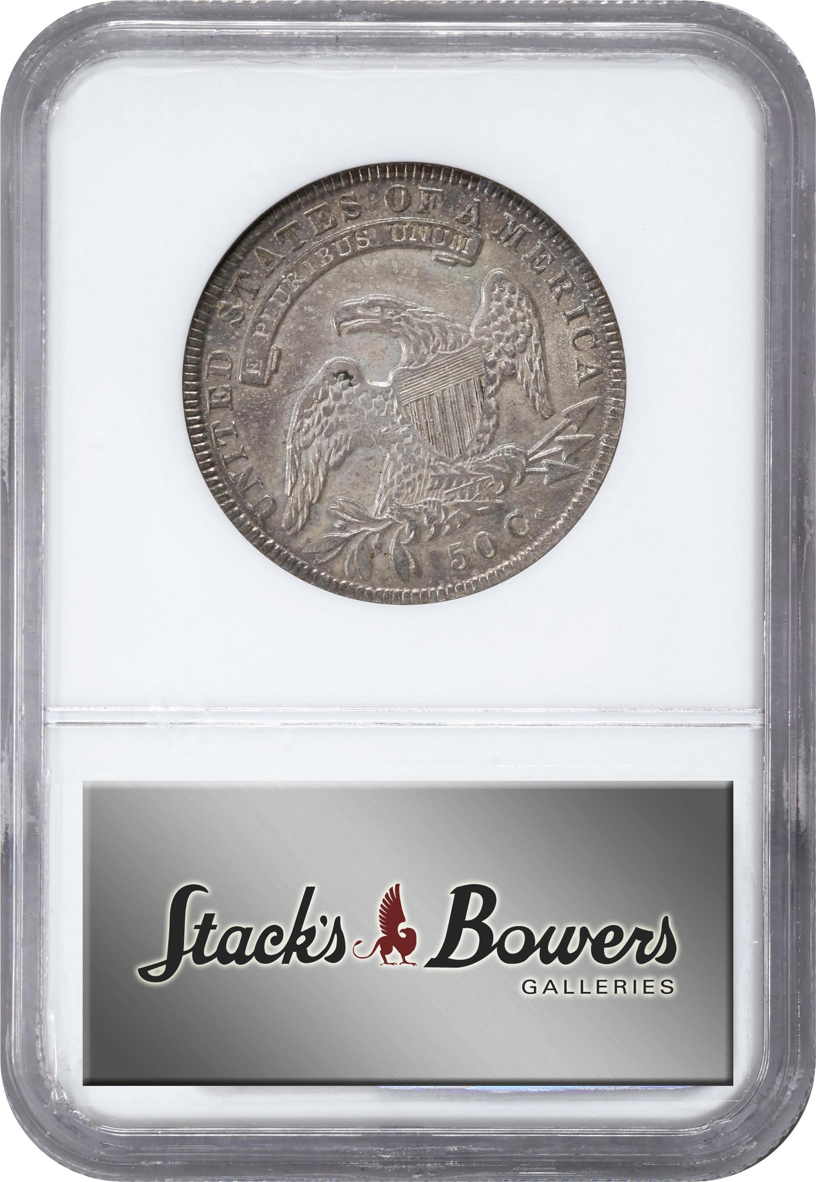 image for: 1834 Capped Bust Half Dollar. O-119. Rarity-4. Small Date, Small Letters. AU-58 (NGC).
