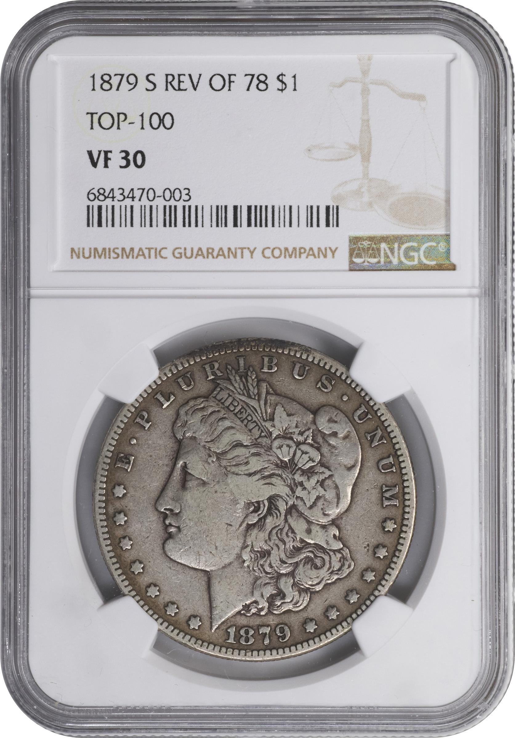 1879-S $1  Reverse of 1878 AG2 thumbnail 21