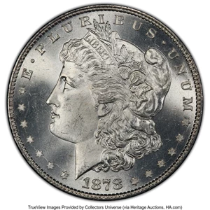 image for: 1878 8TF $1 Spiked Eye, VAM-3, MS65 PCGS. CAC. CAC Population: (0/0)....