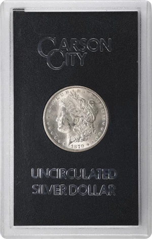 image for: 1879-CC GSA Morgan Silver Dollar. VAM-3. Top 100 Variety. Capped Die. Mint State (Uncertified).