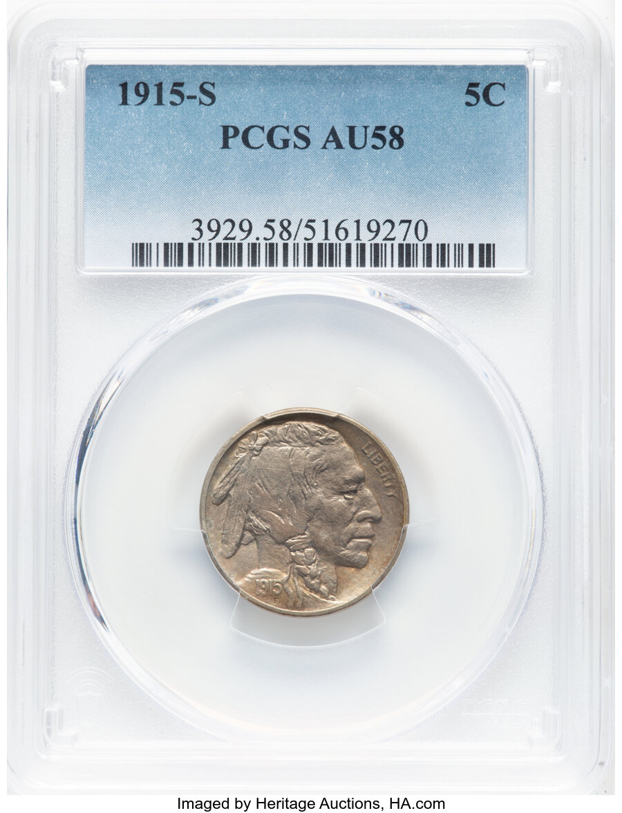 1915 S Buffalo Nickel Mint State (MS) Pricing Guide | The Greysheet