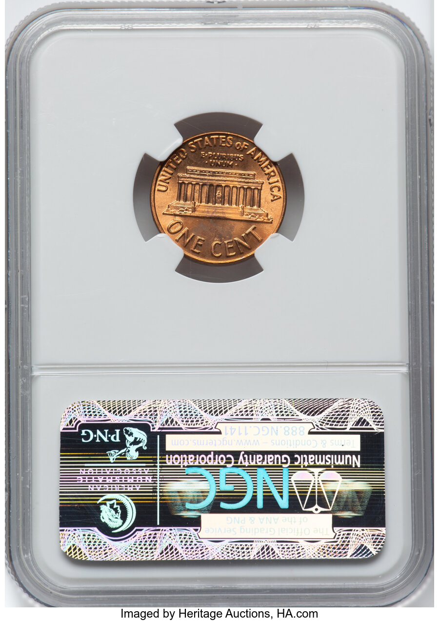 image for: 1972 1C Doubled Die Obverse, FS-108 MS64 Red NGC. NGC Census: (0/0).  ...