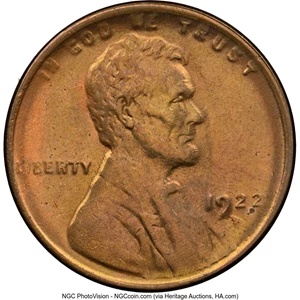 image for: 1922-D 1C Weak D MS64 Red and Brown NGC. NGC Census: (0/0). ...