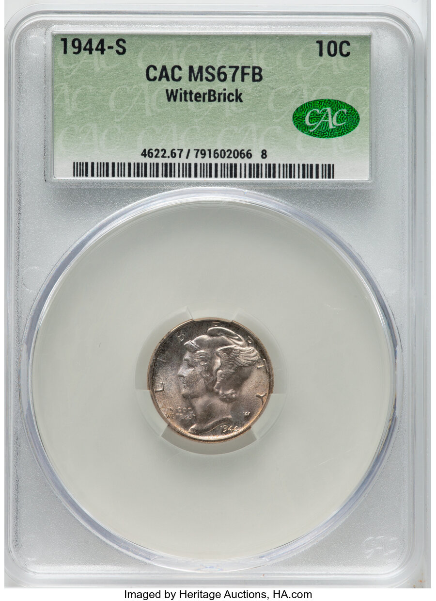 1944-S 10c MS FB