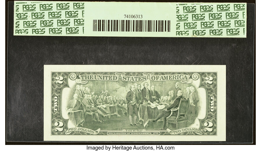 image for: Fr. 1936-F* $2 1995 Federal Reserve Star Note. PCGS Superb Gem New 69PPQ....