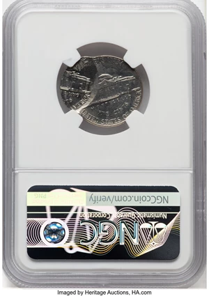 image for: 2000-D 5C Jefferson Nickel -- Double Struck, 2nd Strike Off Center -- MS64 NGC....