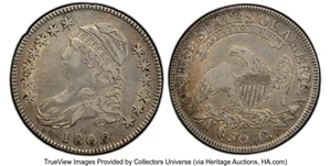image for: 1809 50C Normal Edge, O-105, R.2, VF35 PCGS....