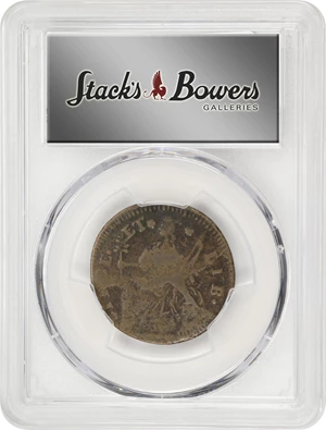 image for: 1788 Connecticut Copper. Miller 14.1-L.2, W-4570. Rarity-5+. Draped Bust Left. Fine-15 (PCGS).