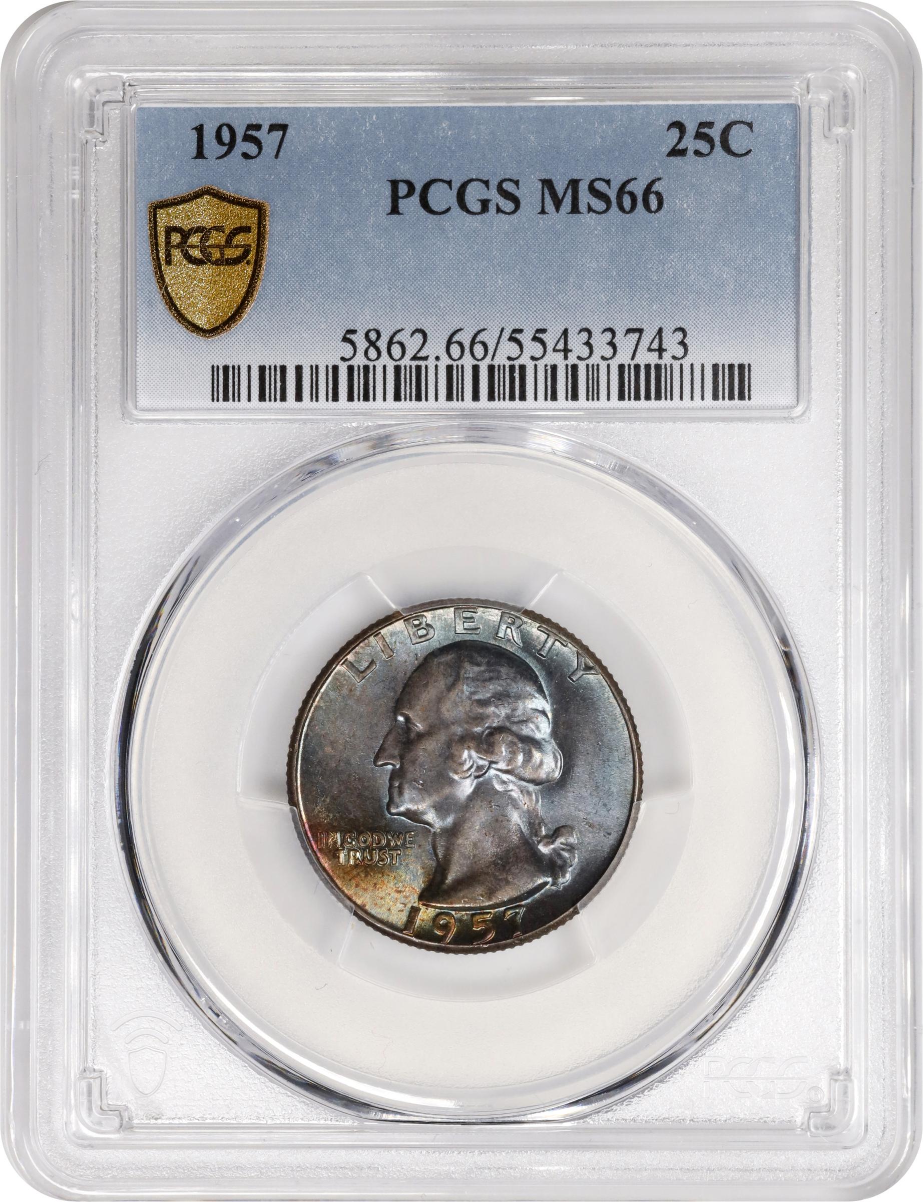 1957 25c MS66 thumbnail 3