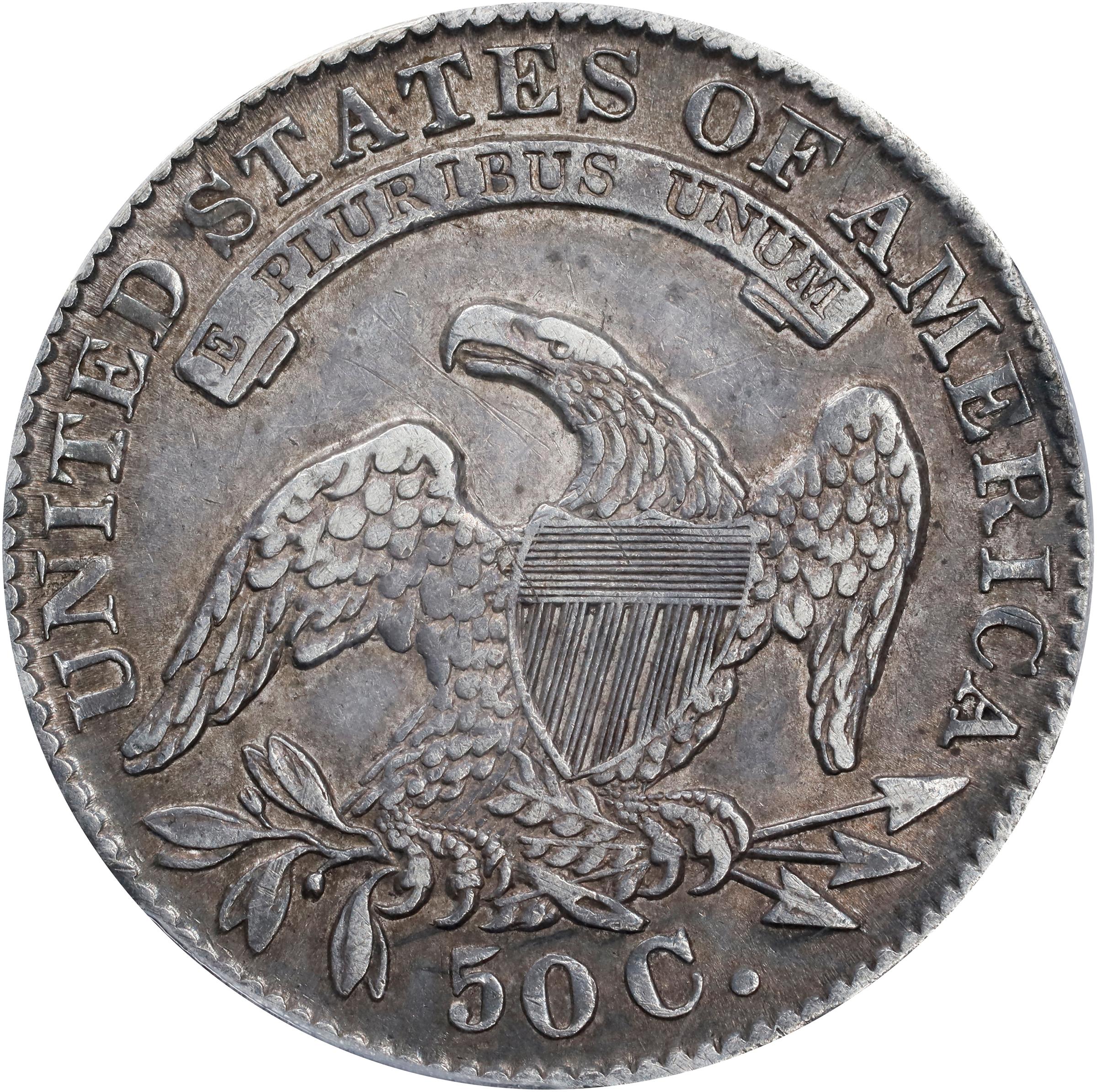 1833 Capped Bust Half Dollar Mint State (MS) Pricing Guide