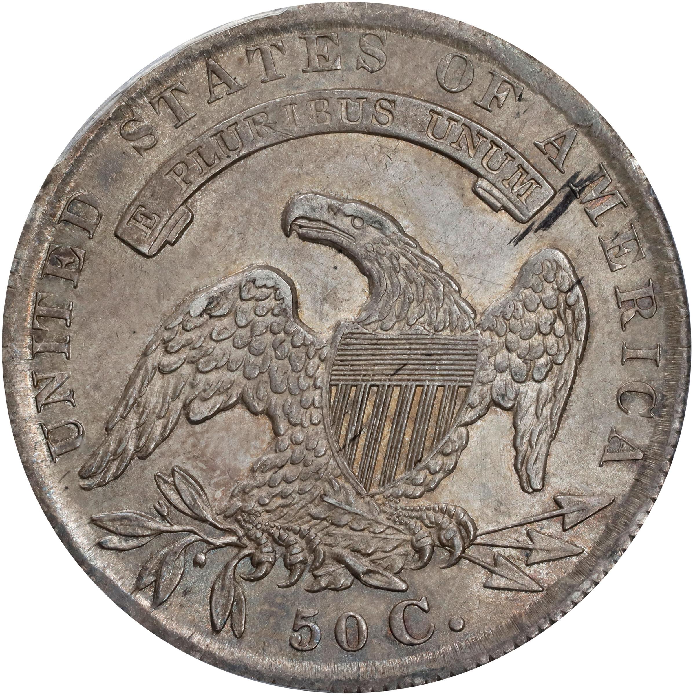 image for: 1834 Capped Bust Half Dollar. O-112. Rarity-3. Small Date, Small Letters. AU-55 (PCGS).