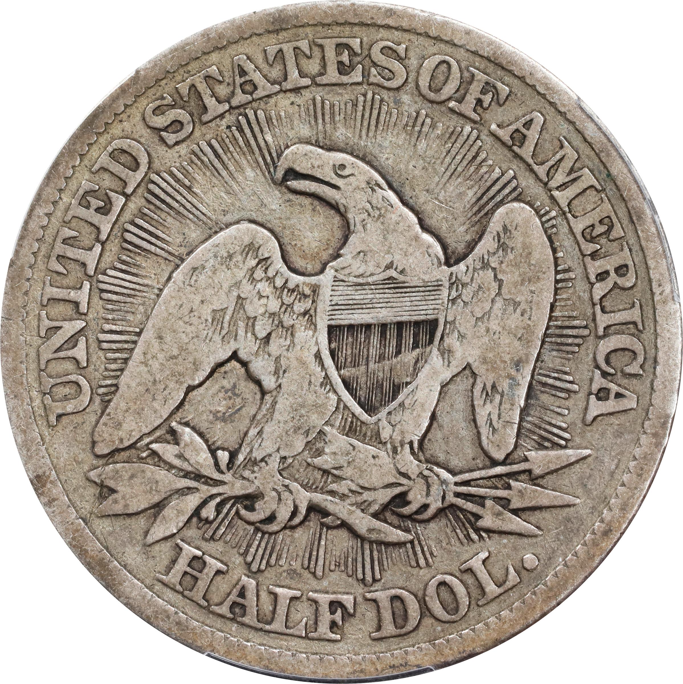1853 50c Arrows & Rays VG10 thumbnail 4